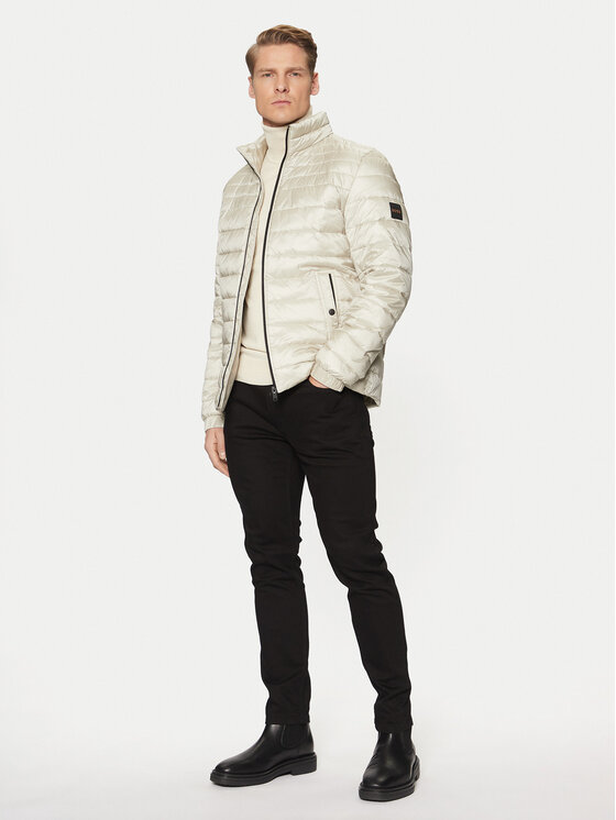 BOSS BOSS Pārejas jaka Oden1 50505262 Bēšs Slim Fit