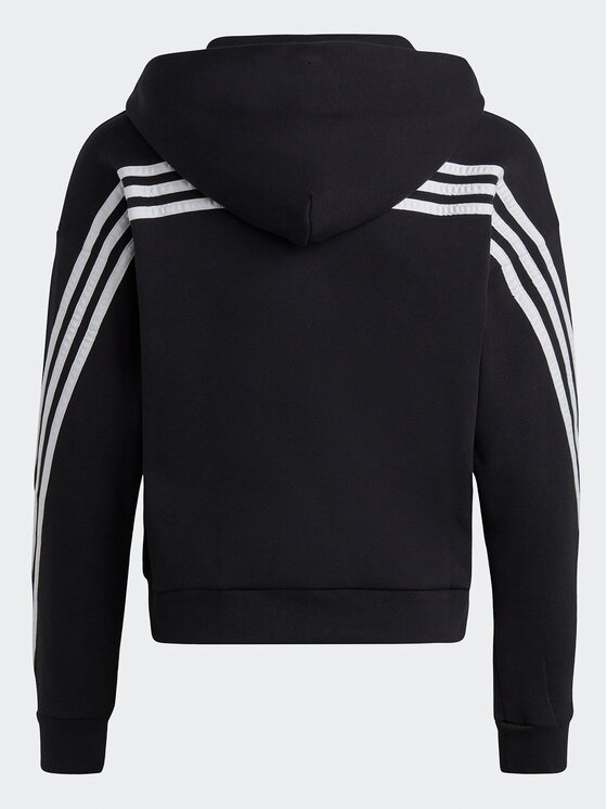 adidas adidas Bluza Future Icons 3-Stripes IC0118 Czarny Loose Fit