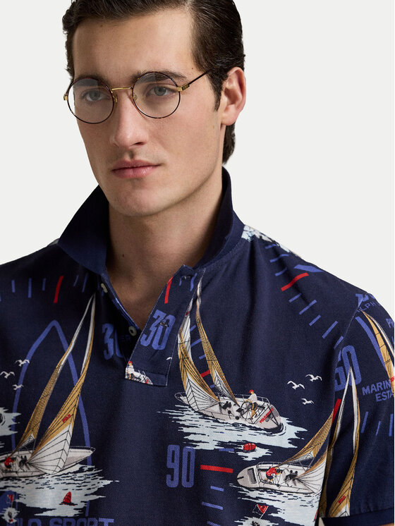 Polo Ralph Lauren Polo Ralph Lauren Polo 710971785001 Granatowy Classic Fit