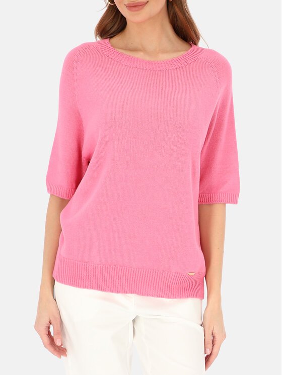 L’AF L’AF Sweter Rubi Różowy Reglan Fit