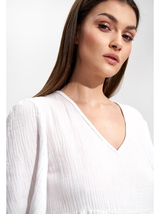 FIGL FIGL Šaty M869 Biela Regular Fit