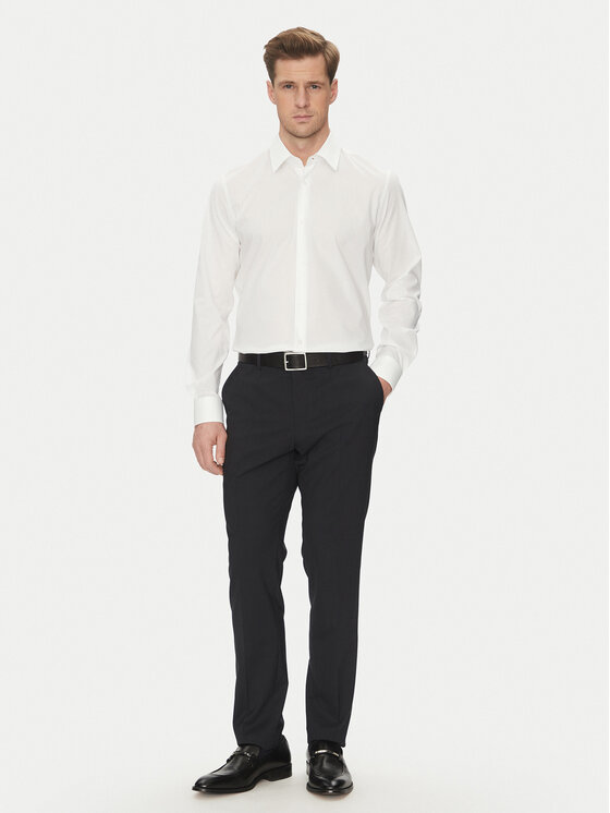 JOOP! JOOP! Košile 17 JSH-63Pierce 30044587 Bílá Slim Fit