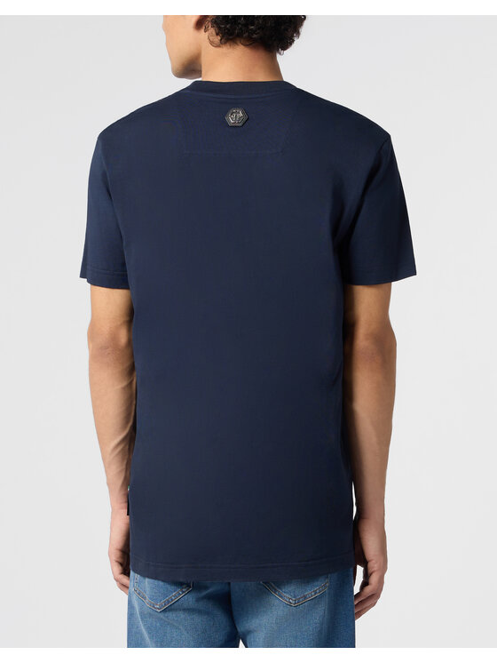 PHILIPP PLEIN PHILIPP PLEIN T-Shirt 31298 Tmavomodrá Regular Fit