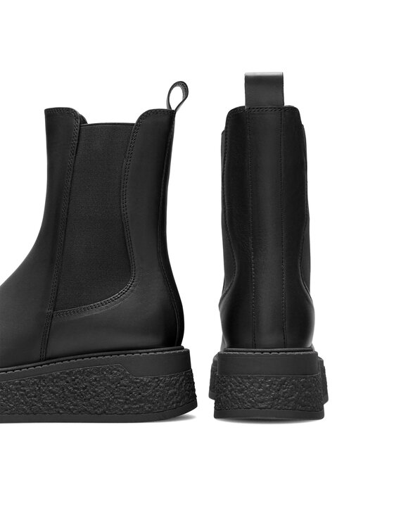 Badura Badura Klassische Stiefeletten BIBAO-0701 Schwarz