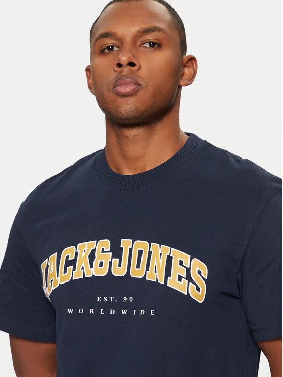 Jack & Jones Jack & Jones Tričko 12257579 Tmavomodrá Relaxed Fit