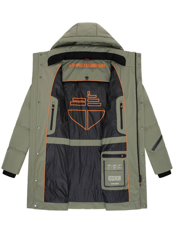 Stone Harbour Stone Harbour Kurtka zimowa Thadeek Zielony Regular Fit