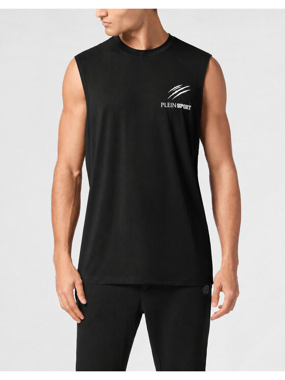 Plein Sport Plein Sport Tank top 31527 Čierna Regular Fit