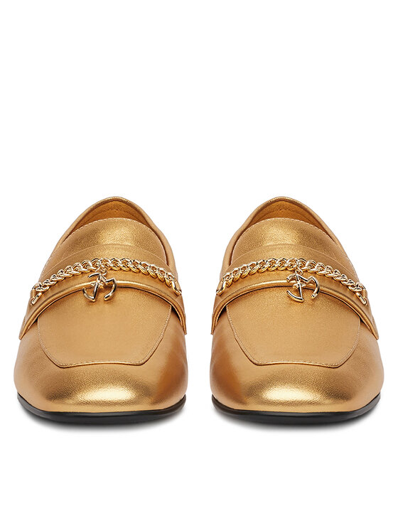 Eva Minge Eva Minge Loafersy CYNIA-LT2513-37 Złoty