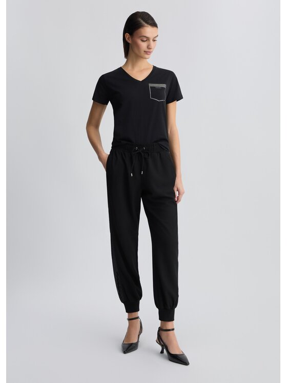 Liu Jo Liu Jo Pantaloni di tessuto TA5264TS42303195 Nero Regular Fit