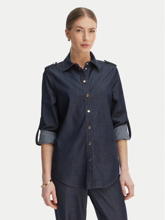 Marciano Guess cămașă de blugi G6GH29 D1082 Bleumarin Regular Fit