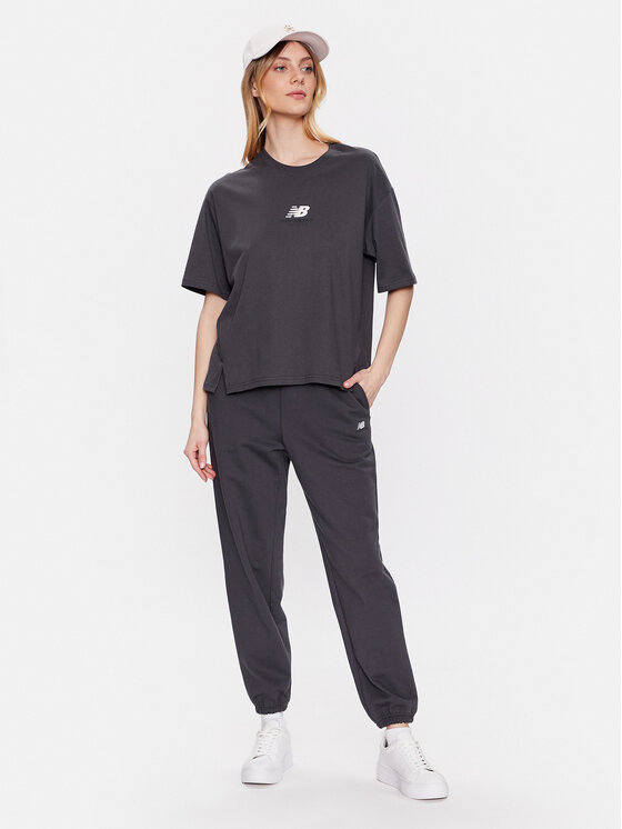 New Balance New Balance T-krekls WT31511 Pelēks Oversize