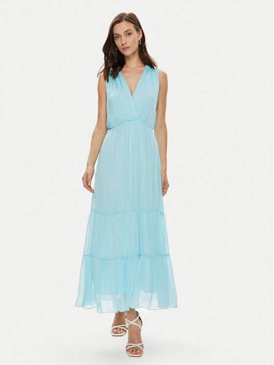 Haveone Haveone Sommerkleid AFF-L010 Blau Regular Fit