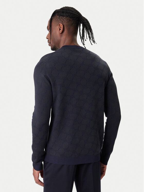 JOOP! JOOP! Džemper 13Ravorono 10100436 30102137 Tamnoplava Regular Fit