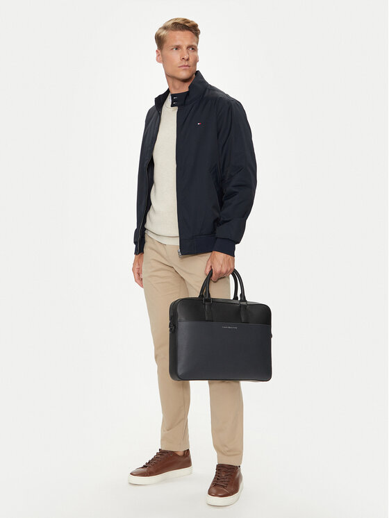 Tommy Hilfiger Tommy Hilfiger Giacca di transizione Club Harrington MW0MW35670 Blu Regular Fit
