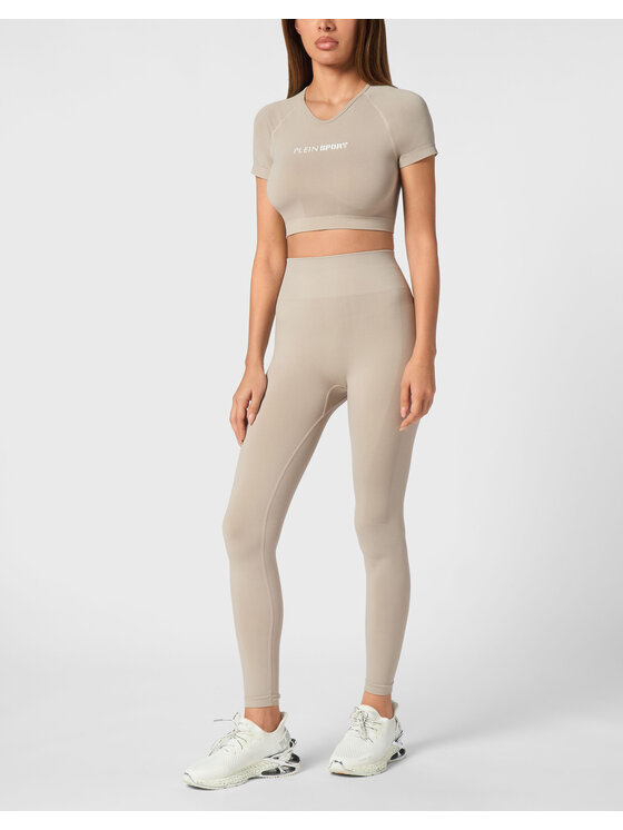 Plein Sport Plein Sport T-Shirt 22149 Szary Regular Fit