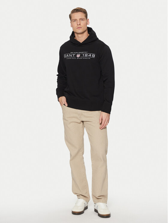 Gant Gant Світшот 2044014 Чорний Regular Fit