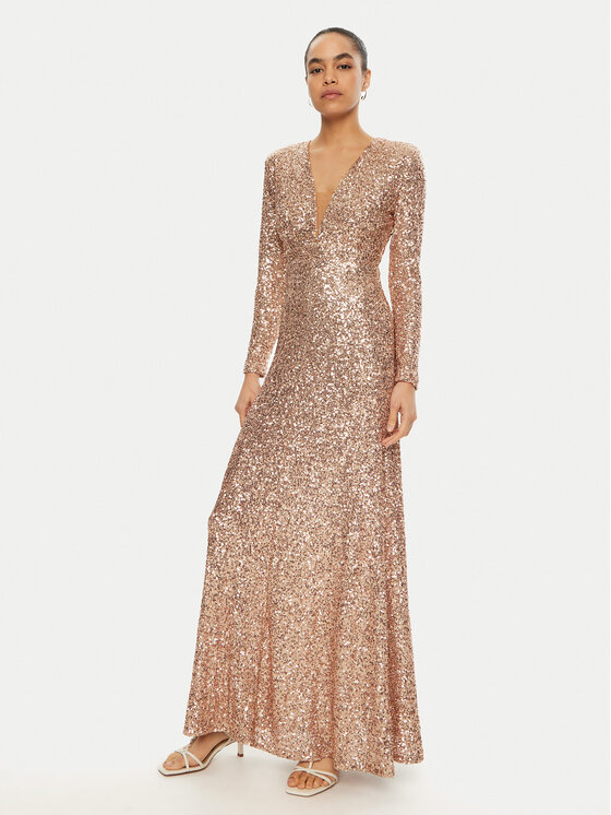 Rinascimento Rinascimento Abendkleid CFC0121752003 Goldfarben Regular Fit