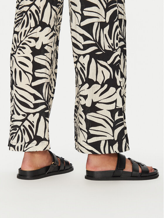 Vila Vila Pantaloni di tessuto Anu 14108517 Nero Wide Leg