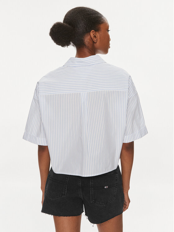 Tommy Jeans Tommy Jeans Koszula DW0DW17809 Błękitny Relaxed Fit