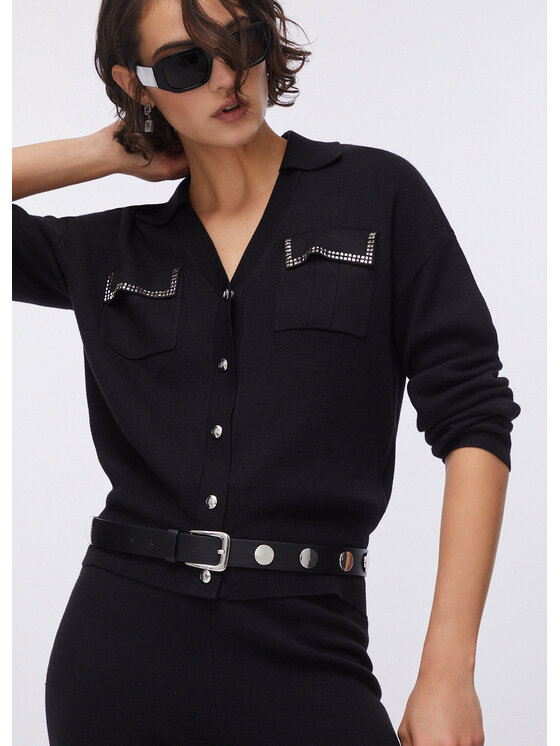 Liu Jo Liu Jo Felpa TA6041MS59L22222 Nero Regular Fit