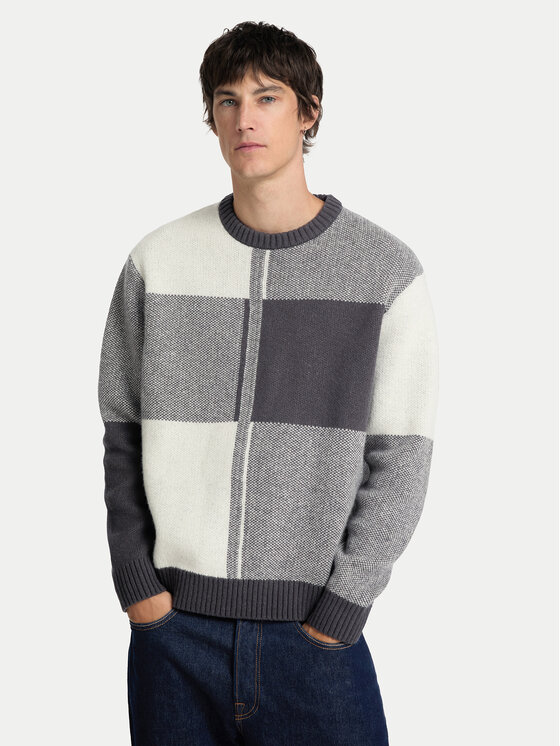 Selected Homme Selected Homme Svetr 16094557 Šedá Relaxed Fit