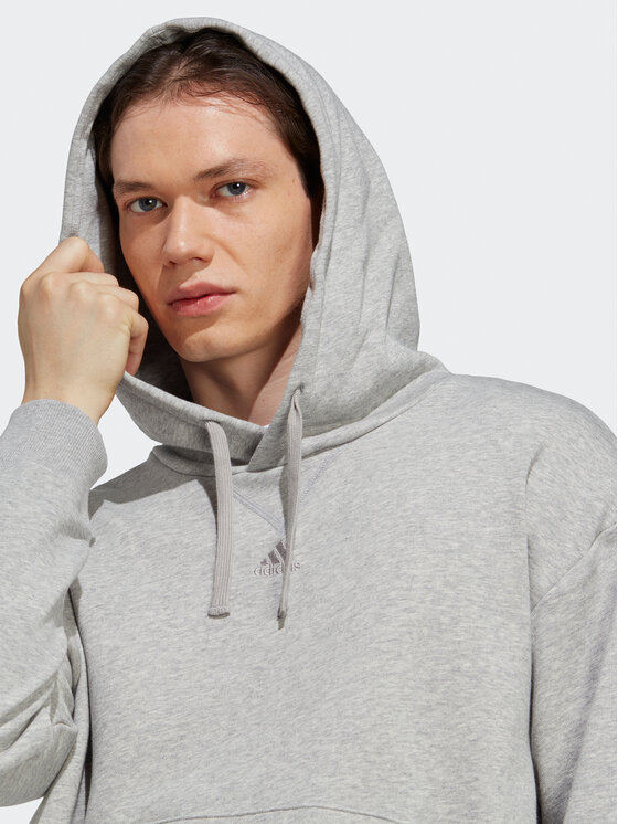 adidas adidas Majica dugih rukava All Szn IC9759 Siva Regular Fit