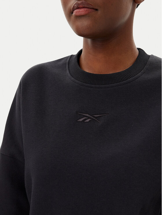 Reebok Reebok Mikina 100075359 139-18-00 Čierna Oversize