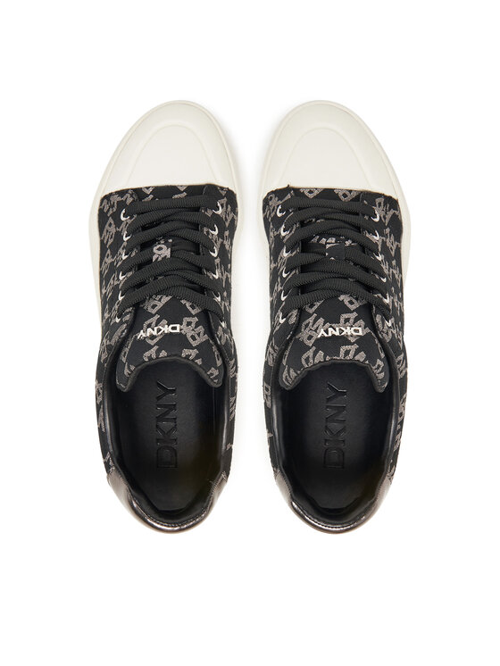 DKNY DKNY Trampki York Lace UP Sneak K2533982 Czarny