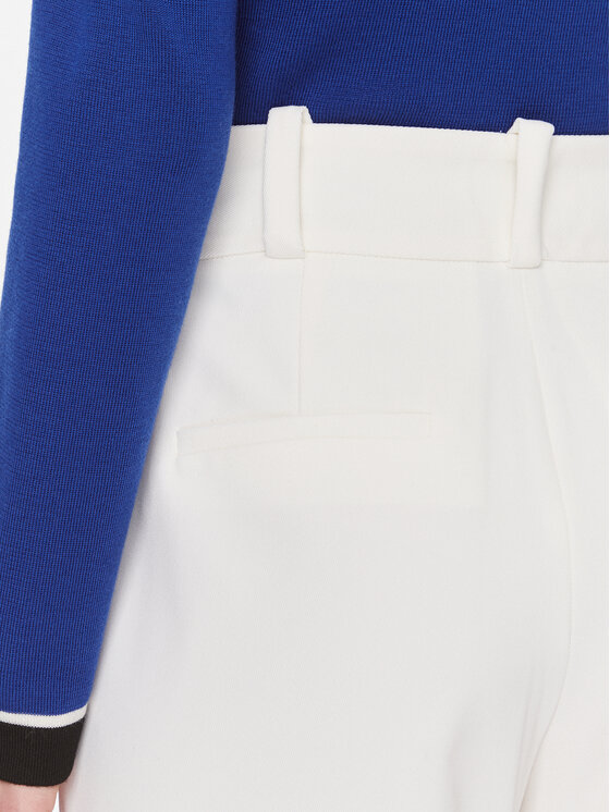 IVY OAK IVY OAK Текстилни панталони Peony IO1100X5121 Екрю Regular Fit