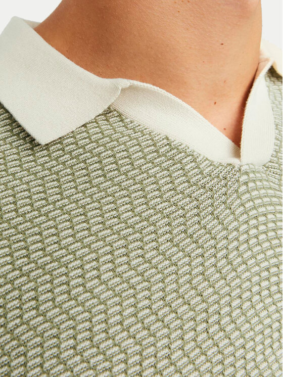 Jack & Jones Jack & Jones Polokošile Jormykonos 12255950 Zelená Regular Fit