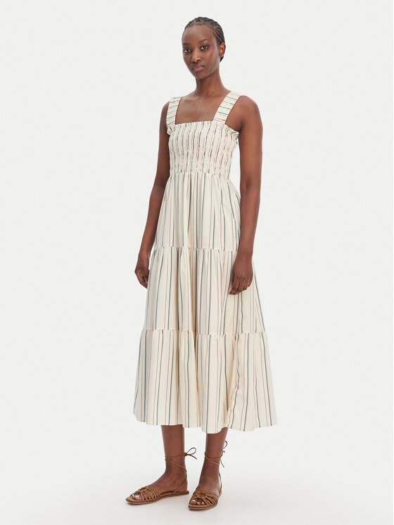 Seafolly Seafolly Sommerkleid Faithfull 55649-DR Beige Regular Fit