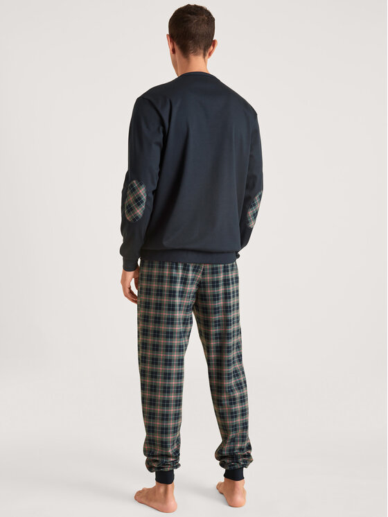 Calida Calida Pyžamo 46162 Tmavomodrá Comfortable Fit