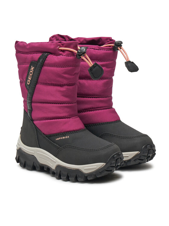 Geox Geox Cizme de zăpadă J Himalaya Girl B Ab J26FTA 0FU54 CP87G M Roz