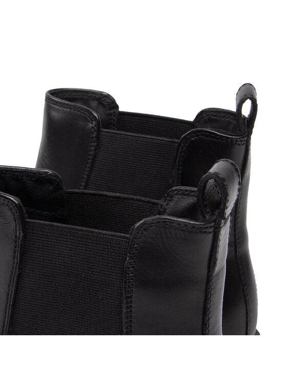 Geox Geox Kotníková obuv s elastickým prvkem D Iridea P D26HRP 00043 C9999 Černá