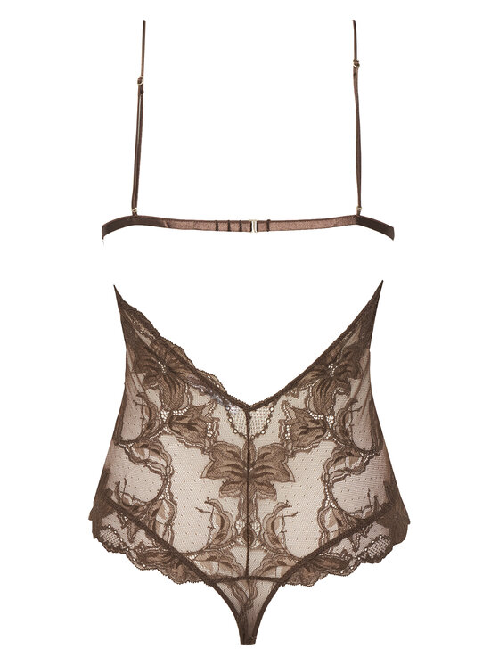 Patrizia Pepe Patrizia Pepe Body 2I0143/A602-B825 Brązowy