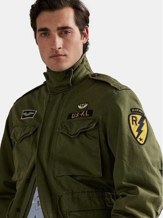 Polo Ralph Lauren Polo Ralph Lauren Μπουφάν μεταβατικό 710970575001 Πράσινο Regular Fit
