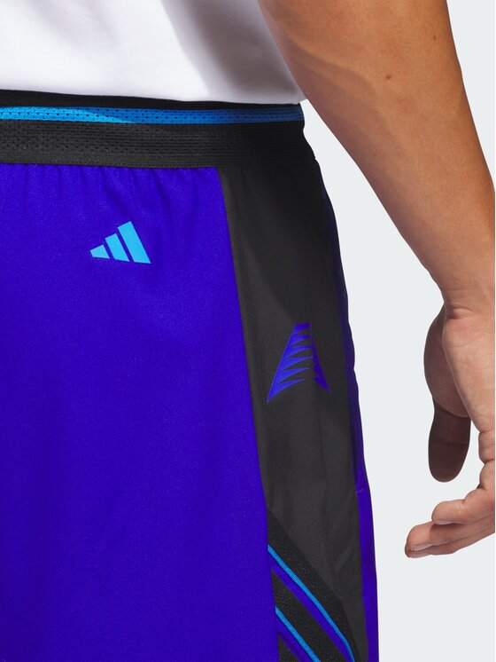 adidas adidas Szorty sportowe Anthony Edwards Crazy Lite Niebieski jasny Loose Fit