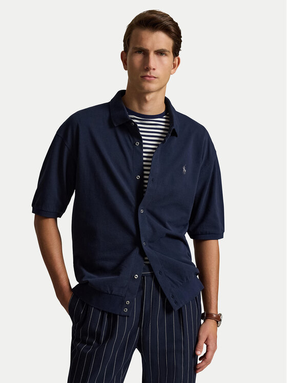 Polo Ralph Lauren Cămașă 710B18514003 Bleumarin Regular Fit
