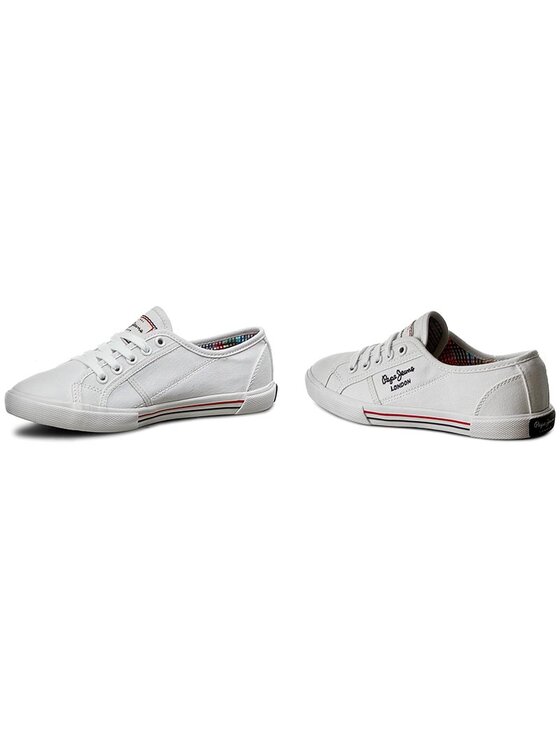 Pepe Jeans Tennis Aberlady Basic 17 PLS30500 Blanc Modivo