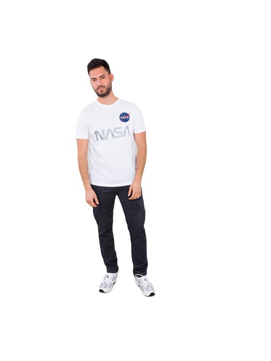 Alpha Industries Alpha Industries T-Shirt AI.178501-09-3XL Biały Basic Fit