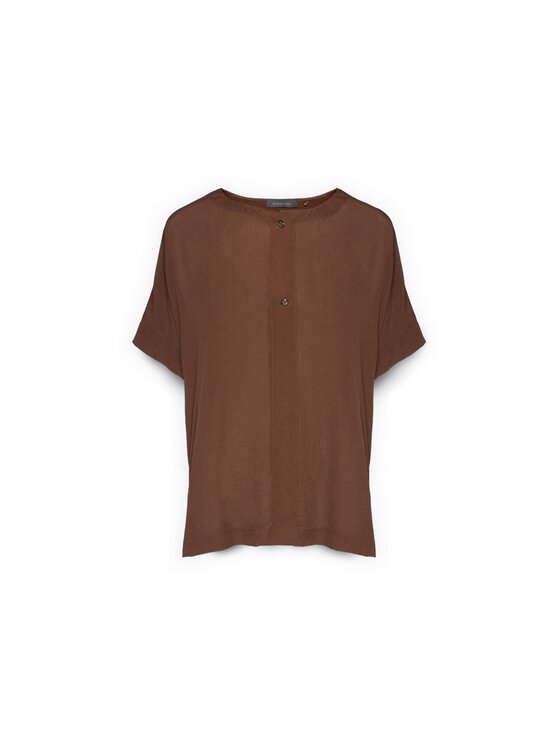 Elena Mirò Elena Mirò T-Shirt G090Z000785N032 Brązowy Boxy Fit