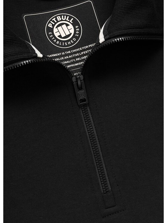PITBULL PITBULL Bluza CHARGER SMALL LOGO Czarny Regular Fit