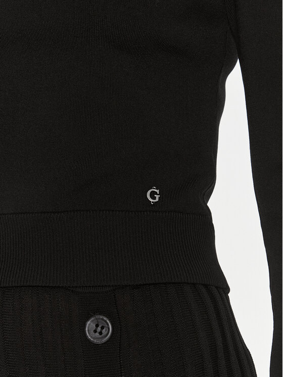 Guess Guess Pullover Sophie W4RR52 Z3D60 Schwarz Slim Fit