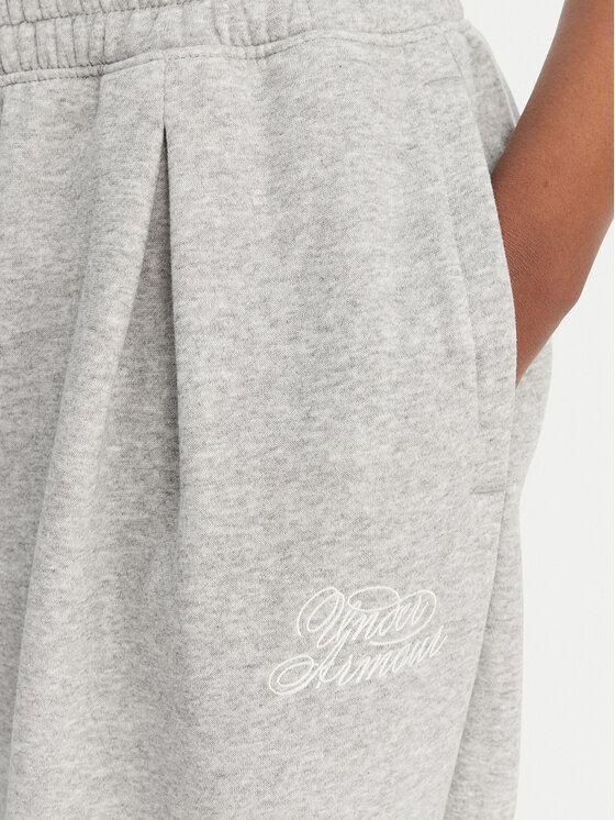 Under Armour Under Armour Παντελόνι φόρμας Rival Fleece Script 6012293 Γκρι Loose Fit