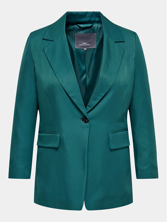 ONLY Carmakoma ONLY Carmakoma Giacca da abito New Frey 15306759 Verde Regular Fit