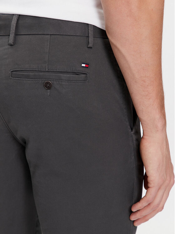 Tommy Hilfiger Tommy Hilfiger Chino nohavice Core Bleecker MW0MW28883 Sivá Slim Fit