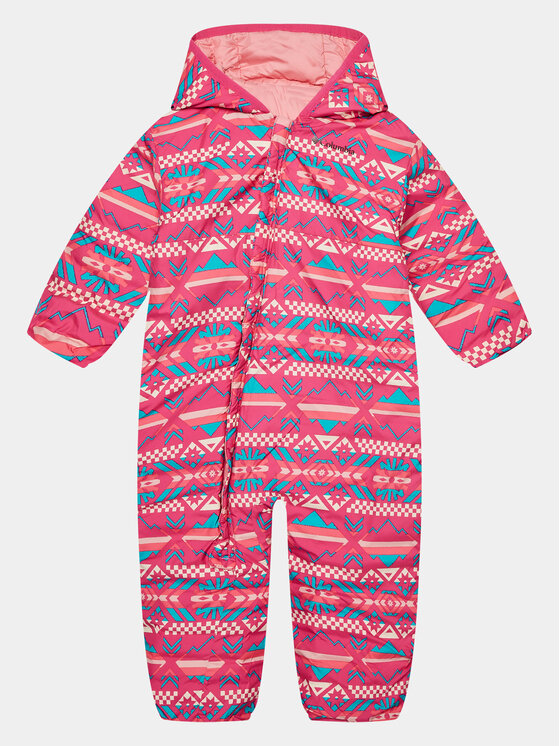Columbia Columbia Žiemos kombinezonas Powder Lite™ Reversible Bunting 1864021 Rožinė Regular Fit