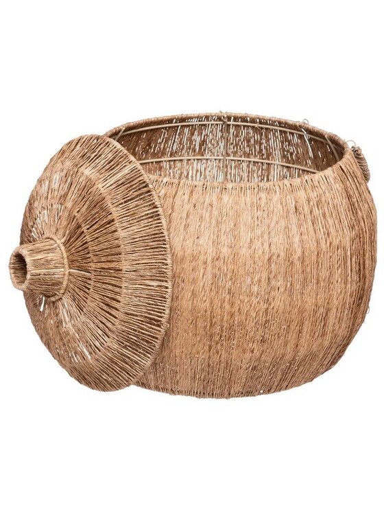 MIAhome MIAhome Komplet koszy 2 szt. jutowych Subli hand-made Brązowy