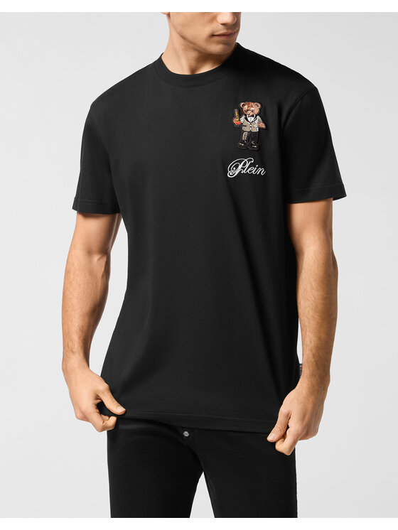 PHILIPP PLEIN PHILIPP PLEIN T-Shirt 27169 Czarny Regular Fit