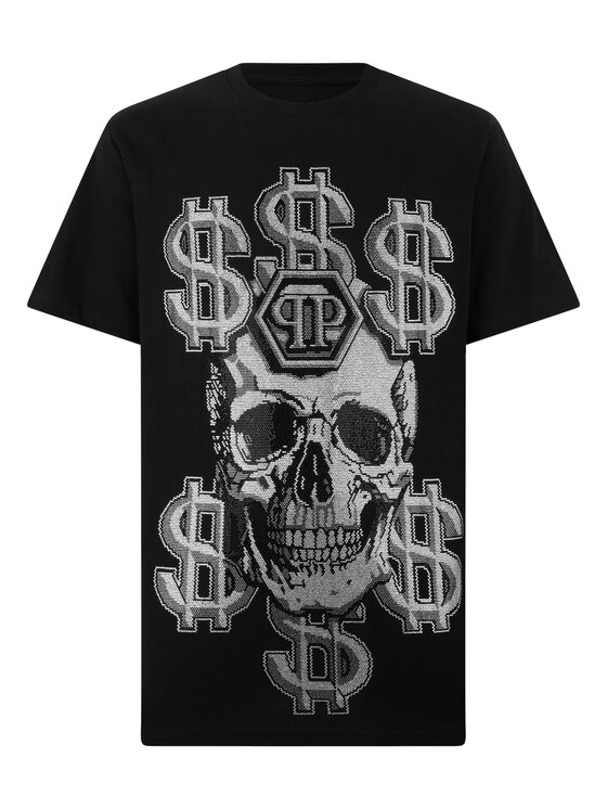 PHILIPP PLEIN PHILIPP PLEIN T-shirt 31097 Nero Regular Fit